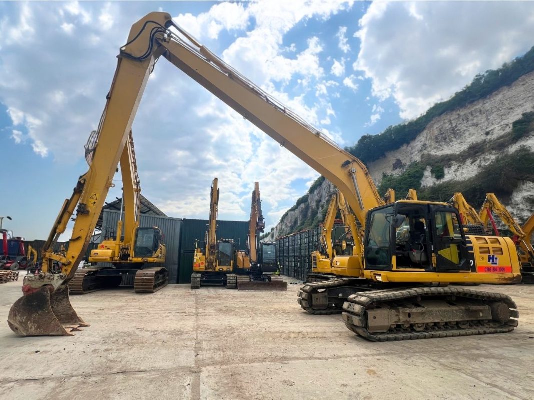 used long reach excavator