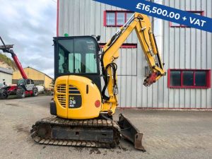 Komatsu PC26 MR-3 Maini digger for sale - M04042